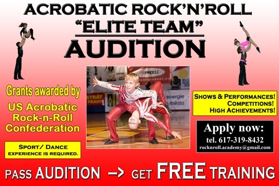 Elite TEAM Acrobatic Rock'n'Roll Elite TEAM Audition